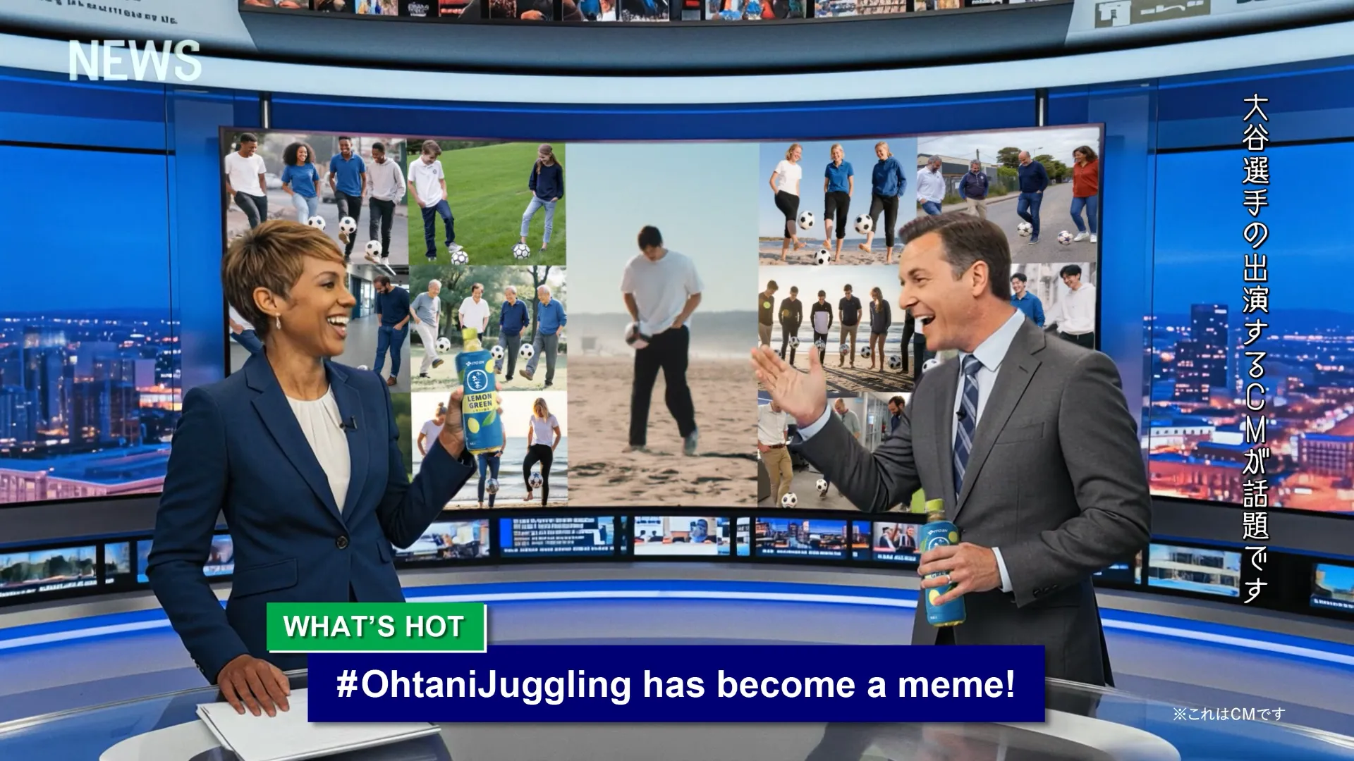 伊藤園 お〜いお茶 「日米同時発売」篇