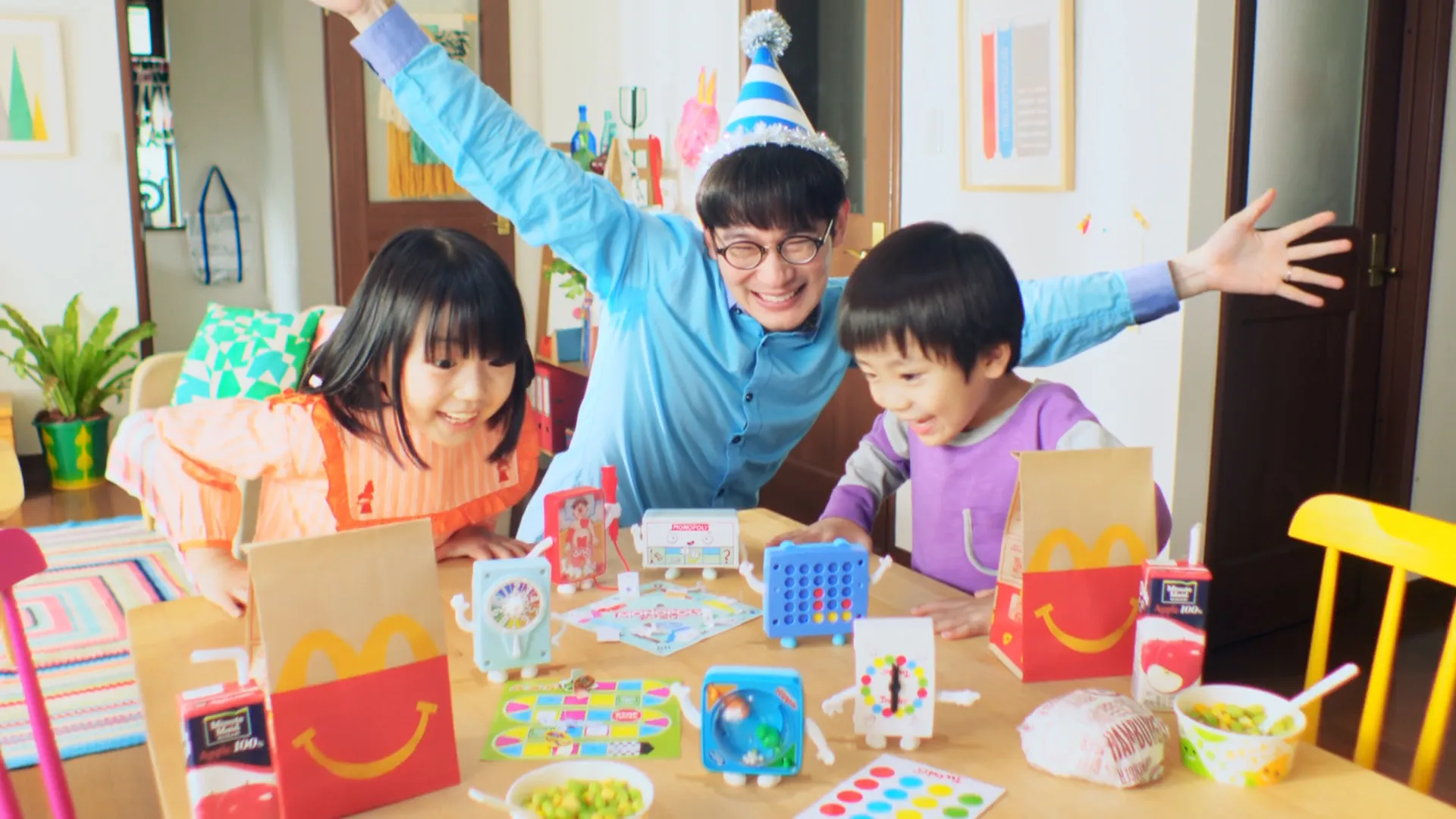 マクドナルド ハッピーセット「パーティーパパ」篇